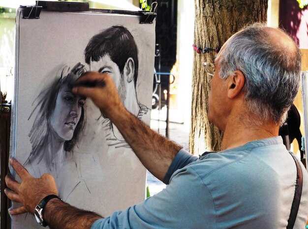 Пошаговый процесс создания портрета