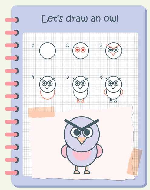 Шаг 1: Контур совы