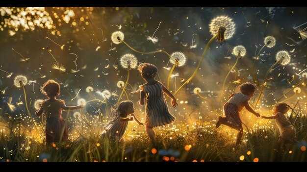 Что должно окружать одуванчик: природа и друзья