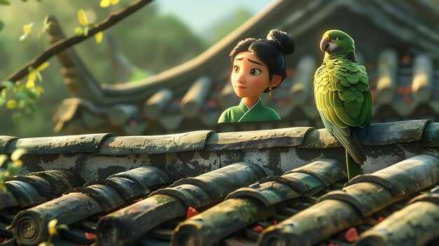 Как попугайчик нашел волшебный ключ?